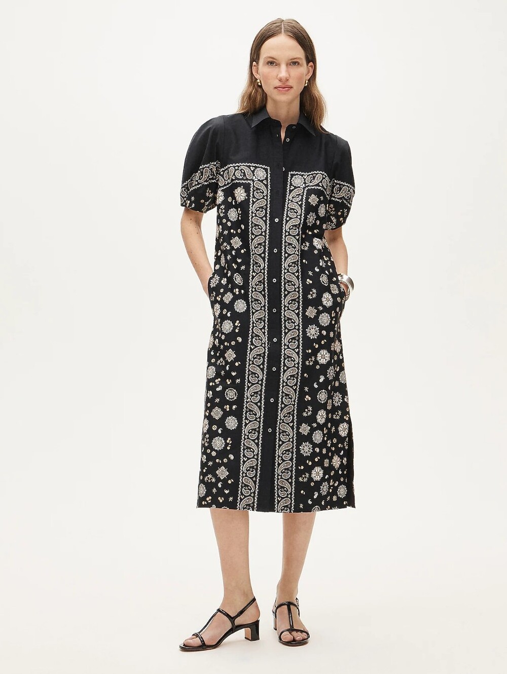 NIB/NWT J. Crew Bandana Print Cotton Poplin Shirt Dress